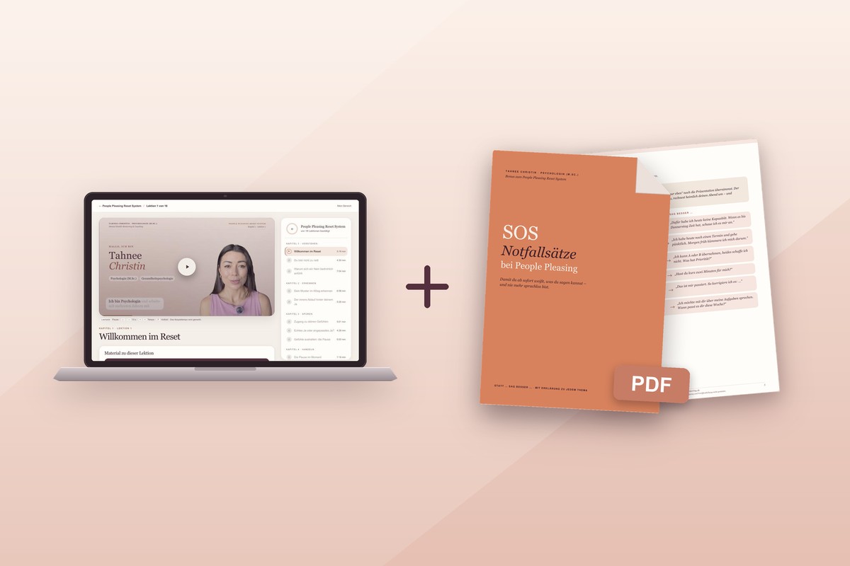 Onlinekurs + SOS-Notfallsätze – Bilder der enthaltenen Produkte